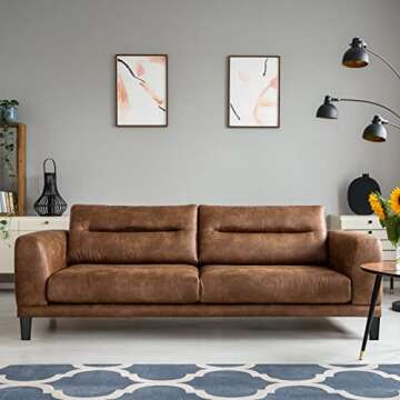 TURSTIN 8 Pack 5.7 Inch Furniture Legs Plastic Sofa Coach Legs Square Tapered Feet Sofa Legs with T-Nuts Screws for Legs Sofas Chairs Cabinets Dressers Beds, Black