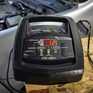 Schumacher Electric Fully Automatic Battery Charger and Engine Starter 6-in-1, SC1307-85 Cranking Amps, 30 Amp Boost, 6 Volt, 12 Volt, for Motorcycle, Power Sport, Car, Truck, and Marine Batteries
