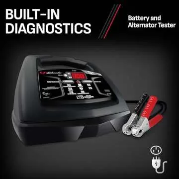 Schumacher Electric Fully Automatic Battery Charger and Engine Starter 6-in-1, SC1307-85 Cranking Amps, 30 Amp Boost, 6 Volt, 12 Volt, for Motorcycle, Power Sport, Car, Truck, and Marine Batteries