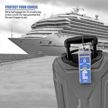 Royal Caribbean Essentials Kit - Cruise Power Strip, Lanyards & Royal Caribbean Luggage Tags