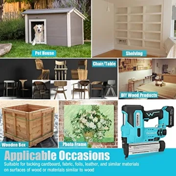 DURATECH Cordless Brad Nailer with Rechargeable Battery