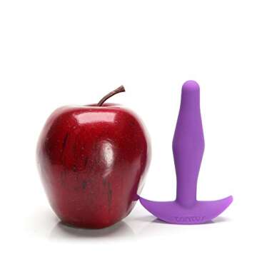 Tantus Adult Toys Little Flirt Butt Plug - Ultra-Premium & Flexible Sex Toy for Sexual Wellness - Silicone Satin Prostate Massager, Waterproof, Anal Plug, Pleasure for Men, Women, Couples - Lilac