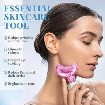 Christmas Stocking Stuffers Women Gifts: 2PCS Face Ice Globes Presents Idea for Wife Mom Girlfriend Mother Sister Unique Birthday for Her Who Have Everything Facial Massager Skin Care Beauty Tool