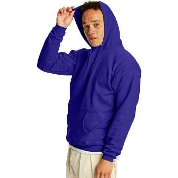 Hanes Men's EcoSmart Fleece Hoodie - Comfortable & Stylish