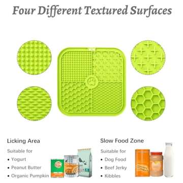 MateeyLife Licking Mats for Dogs and Cats, Premium Lick Pad with Suction Cups for Dog Anxiety Relief...