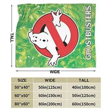 Hoxone Ghostbusters Soft and Warm Throw Blanket 50x40