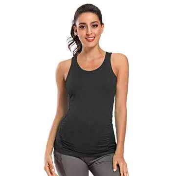 Ecavus Maternity Tank Top for Active Moms and Comfort