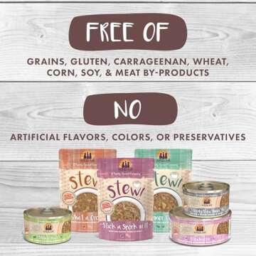 Weruva Taco Stewsday Cat Food, Salmon, Beef, & Chicken