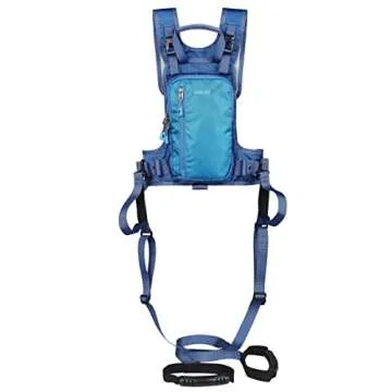 skiguard Ski Harness Trainer for Kids: Helping Toddler Learn to Ski with Support, Kids Ski Harness with Back Gripper Handle and Long Ski Leash, Child Ski Harness with Backpack for Age 2-8