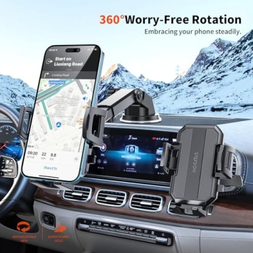 3-in-1 SUUSON Car Phone Holder for iPhone Android