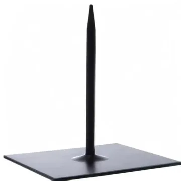 Powertex Black Metal Base for Sculptures Display Stand