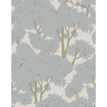 HomKihapai Tree Wallpaper Peel and Stick Wallpaper Jungle Muted Design for Any Space