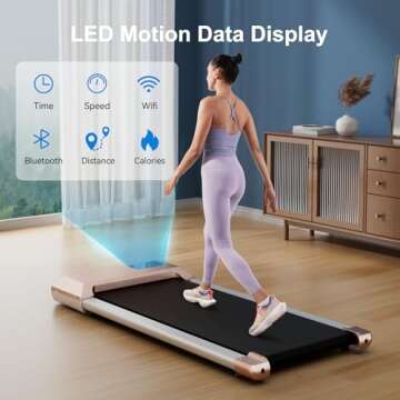 MJWW Walking Pad - Portable Treadmill for All Spaces