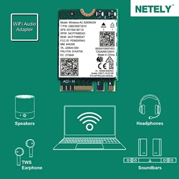 NETELY Wireless-AC 8265NGW 1200Mbps WiFi Adapter Bluetooth 4.2