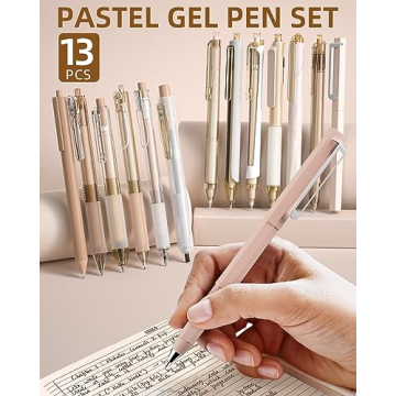 Nicpro Pastel Gel Ink Pen Set 0.5mm Fine Point Smooth Writing