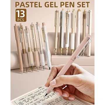 Nicpro Pastel Gel Ink Pen Set 0.5mm Fine Point Smooth Writing