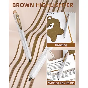 Nicpro Pastel Gel Ink Pen Set 0.5mm Fine Point Smooth Writing