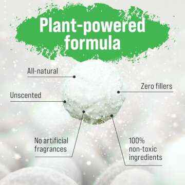 Rockin' Green Hard Rock Laundry Detergent for Hard Water (90 Loads), Plant based, Natural Laundry Detergent Powder, Biodegradable Odor Fighter, Safe for Sensitive Skin, 45 oz (Unscented)