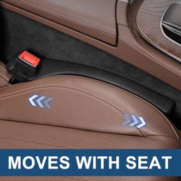 CHORHA 2 Pack Car Seat Gap Filler Perfect for All Vehicles