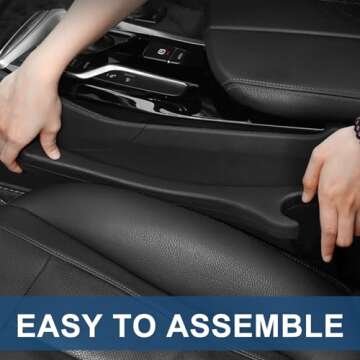 CHORHA 2 Pack Car Seat Gap Filler Perfect for All Vehicles