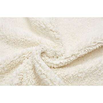 ABC Large Baby Rug for Nursery Kids Round Educational Alphabet Warm Soft Activity Mat Floor Area Rugs Cotton Non-Slip for Children Toddlers Bedroom 59inch