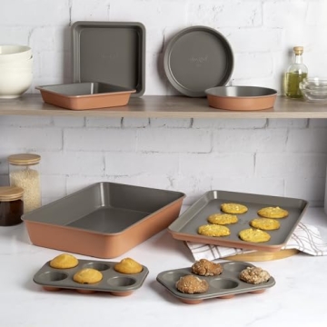 Goodful All-In-One Nonstick Bakeware Set 8-Piece for Baking