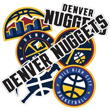Desert Cactus Denver Nuggets NBA Officially Licensed Sticker Vinyl Decal for Laptops, Water Bottles,...