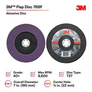 3M Flap Disc 769F - High Performance Ceramics for Maximum Efficiency