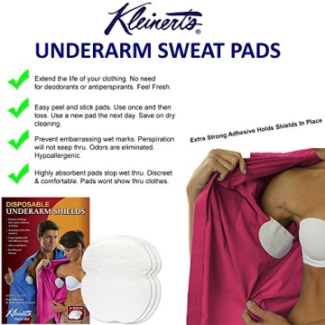 Kleinert's Underarm Sweat Pads for All-Day Protection