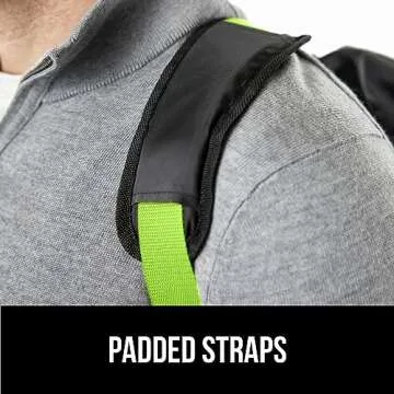 Gorilla Grip Car Seat Travel Bag for Airplane Gate Check, Easy Carry Backpack Bags Cover Carseats, Infant Baby Carriers and Toddler Booster Seats for Airport, Child Air Travels Essential, Fluorescent