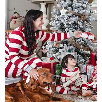 Matching Holiday Family Pajamas in Organic Cotton by Burt's Bees Baby