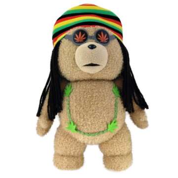 Ted in Rasta 24" Plush Toy Outfit with Sound
