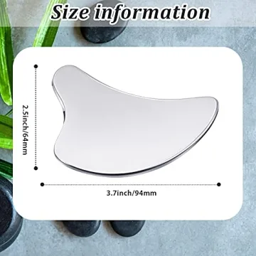 Nuanchu Stainless Steel Gua Sha Tool for Skin Care