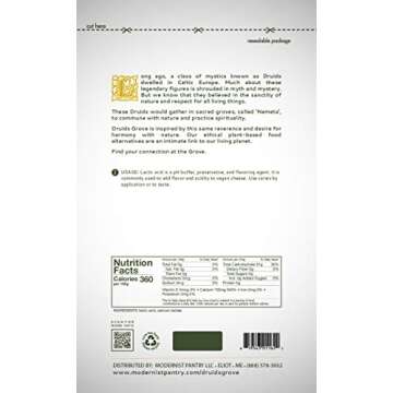 Druids Grove Lactic Acid Vegan ⊘ Non-GMO Gluten-Free OU Kosher Certified - 8 oz.