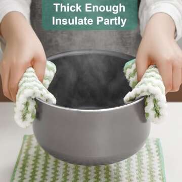 JOYMOOP Microfiber Cleaning Cloths - Absorbent & Streak-Free