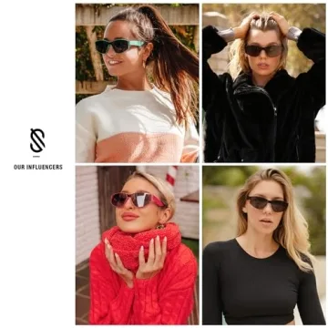 SOJOS Vintage Cat Eye Sunglasses for Stylish UV400 Protection