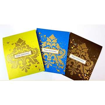 CrafTreat Reusable Damask Stencils for Painting on Wall, Tile, Wood, Canvas, Paper, Fabric, and Floo...