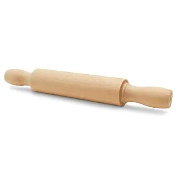 Wooden Mini Rolling Pin, 5 Inches Long, Pack of 12, Great for in The Kitchen, Play-doh, Crafting and Imaginative Play, by Woodpeckers