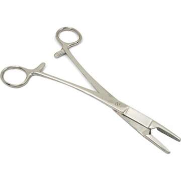 Locking Scissor Forceps Fly Fishing Hemostat Tool – 7.5" Multi-Purpose