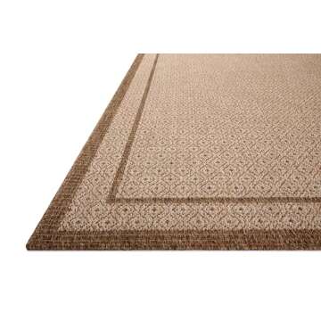 Loloi II Merrick Chestnut/Oatmeal 5' x 7'-7" Area Rug