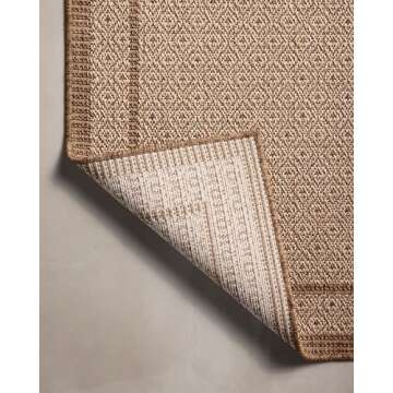 Loloi II Merrick Chestnut/Oatmeal 5' x 7'-7" Area Rug