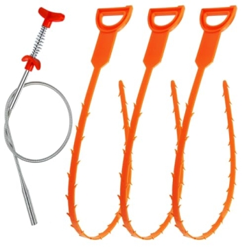 Drain Clog Remover Tool Set for Effortless Home Maintenance