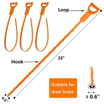 Effortless Drain Clog Remover Tool Set for Home Use