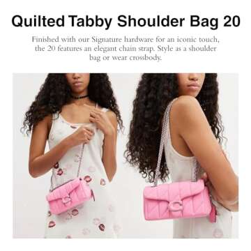 Coach Tabby Shoulder Bag 20, Vivid Pink