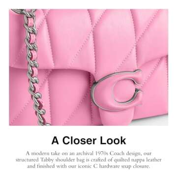 Coach Tabby Shoulder Bag 20, Vivid Pink