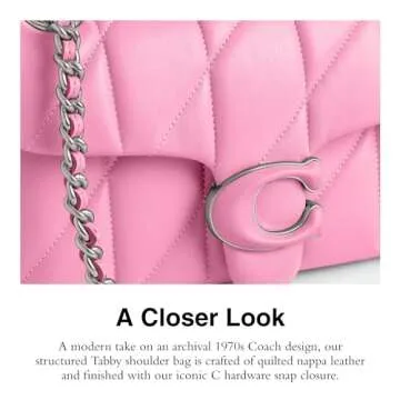 Coach Tabby Shoulder Bag 20, Vivid Pink