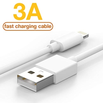 5 Pack(10FT)[Apple MFi Certified] iPhone Charger Long Lightning Cable Fast Charging iPhone Cord Compatible iPhone 14/14 Pro Max/13 Pro Max/12/11 Pro Max/Mini/XS MAX/XR/XS/X/8/7/Plus/6 iPad