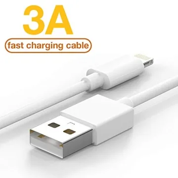 5 Pack(10FT)[Apple MFi Certified] iPhone Charger Long Lightning Cable Fast Charging iPhone Cord Compatible iPhone 14/14 Pro Max/13 Pro Max/12/11 Pro Max/Mini/XS MAX/XR/XS/X/8/7/Plus/6 iPad
