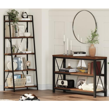 BON AUGURE Rustic Console Table for Home and Office Style