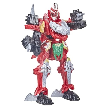 Power Rangers Dino Fury T-Rex Champion Zord - Morphing Dino Robot with Build System